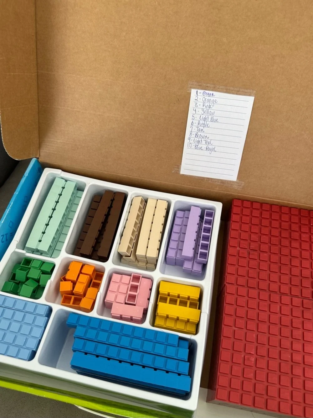 Integer Block Kit — Math u see - Manipulatives - Picture 3 of 3